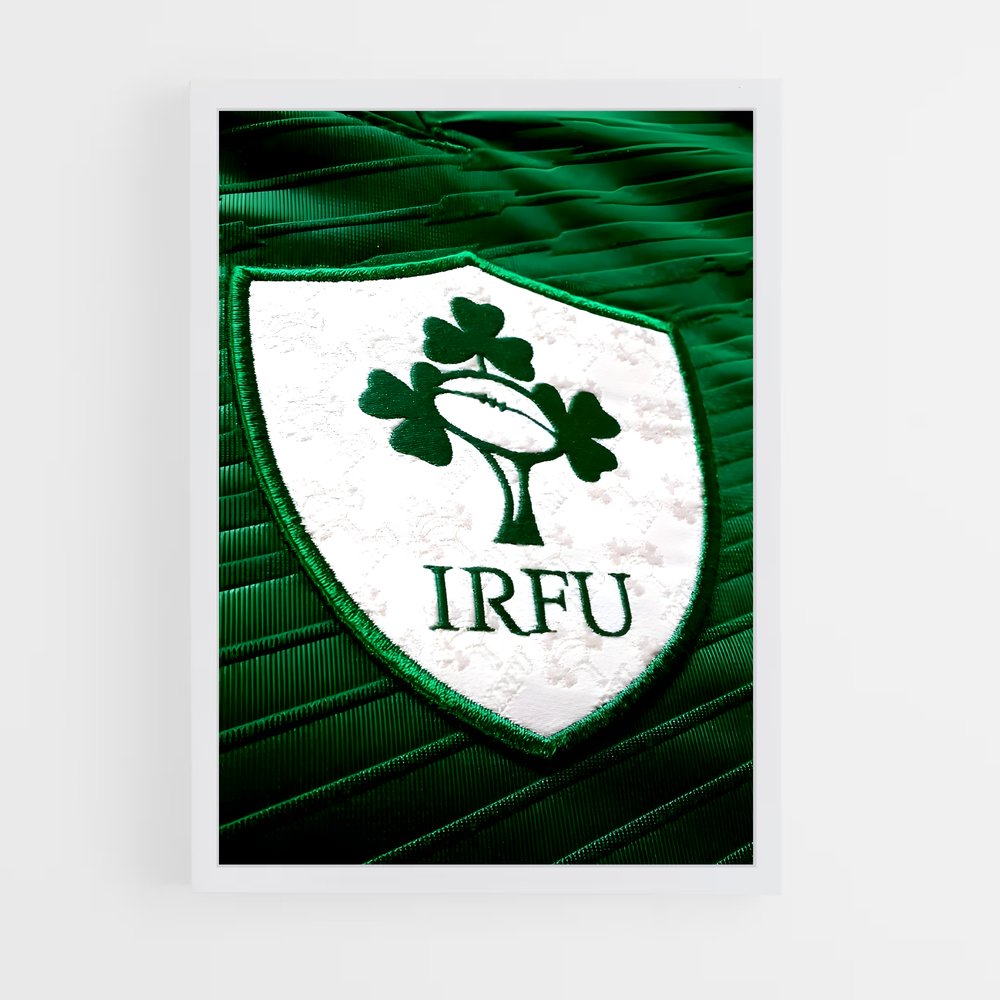 Poster Ireland National – affiche Rugby (vue 3)